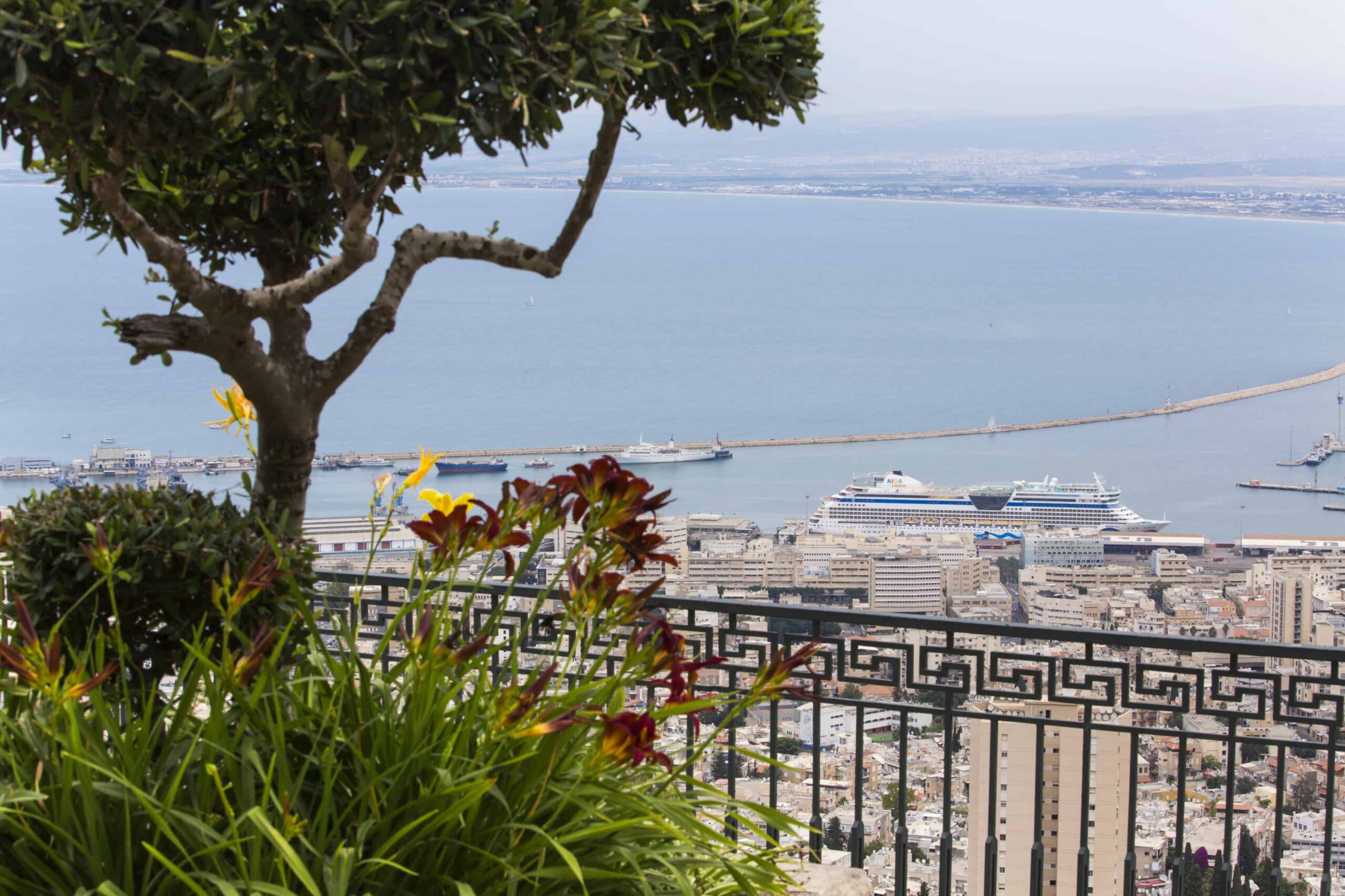 Haifa Bay panoramic view