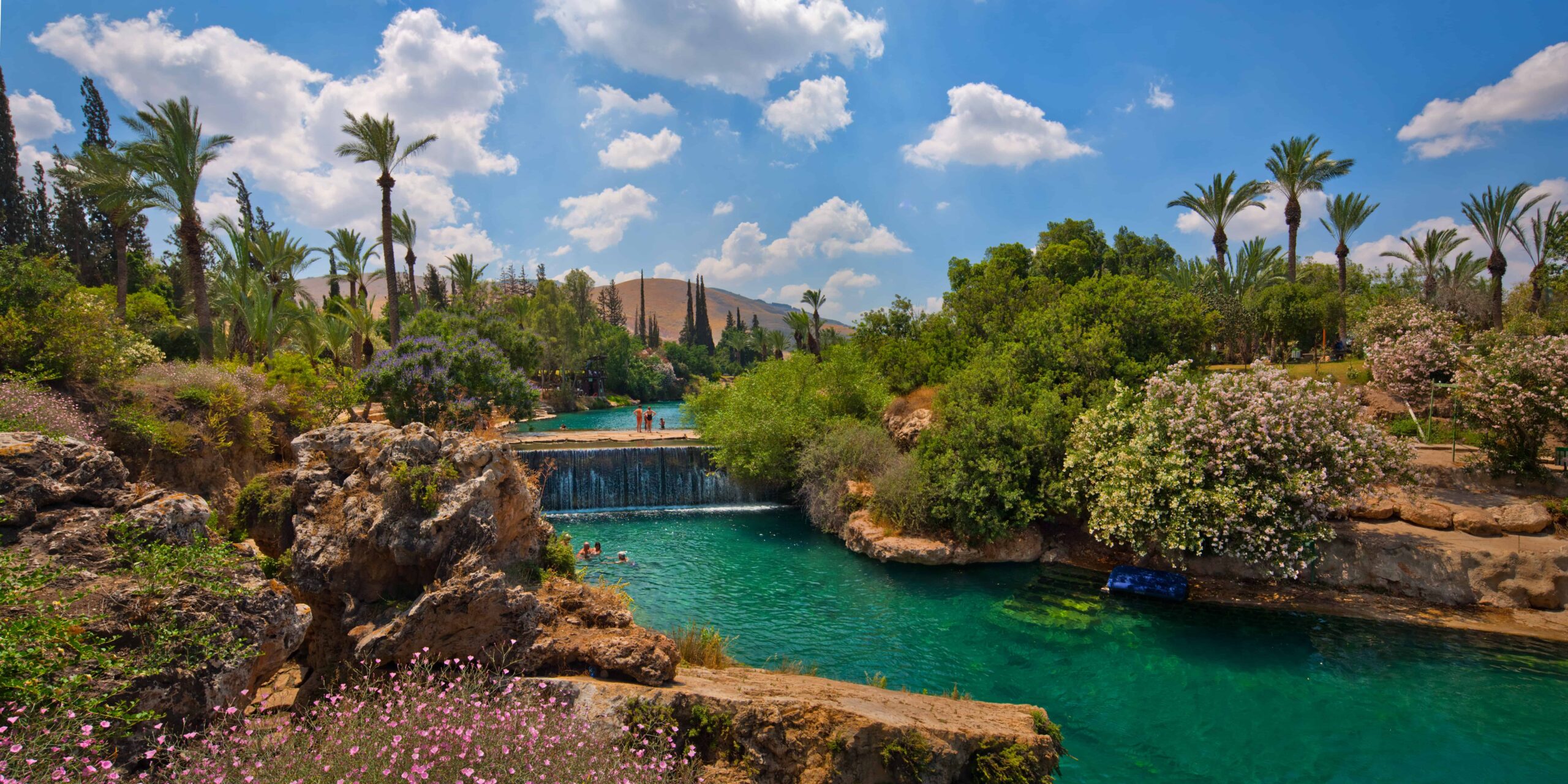 Panoramic view of Jerusalem Old City with golden Dome of the Rock